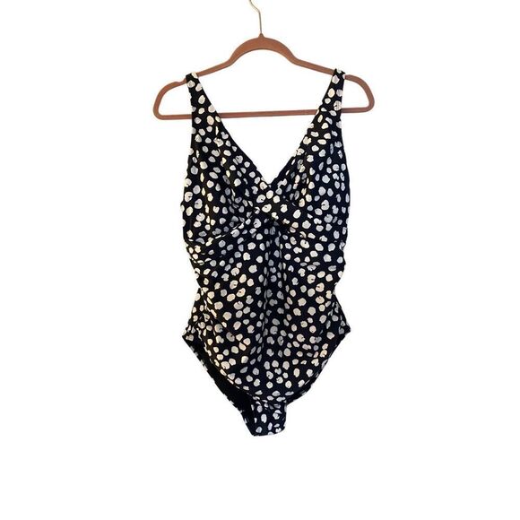 Island escape, women’s Monterey printed convertible, one piece swimsuit, size 14 - Picture 1 of 5